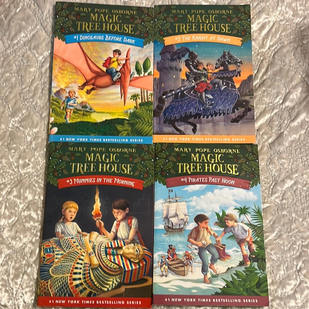 Magic Tree House Books 1 to 4